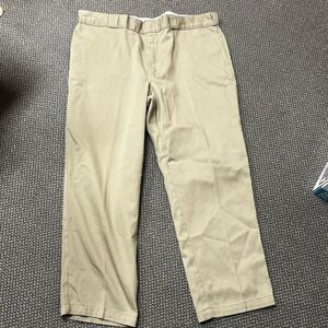 Dickies 874 Work Pants Beige Men's Size 44x30 Khaki Original Fit Flex
